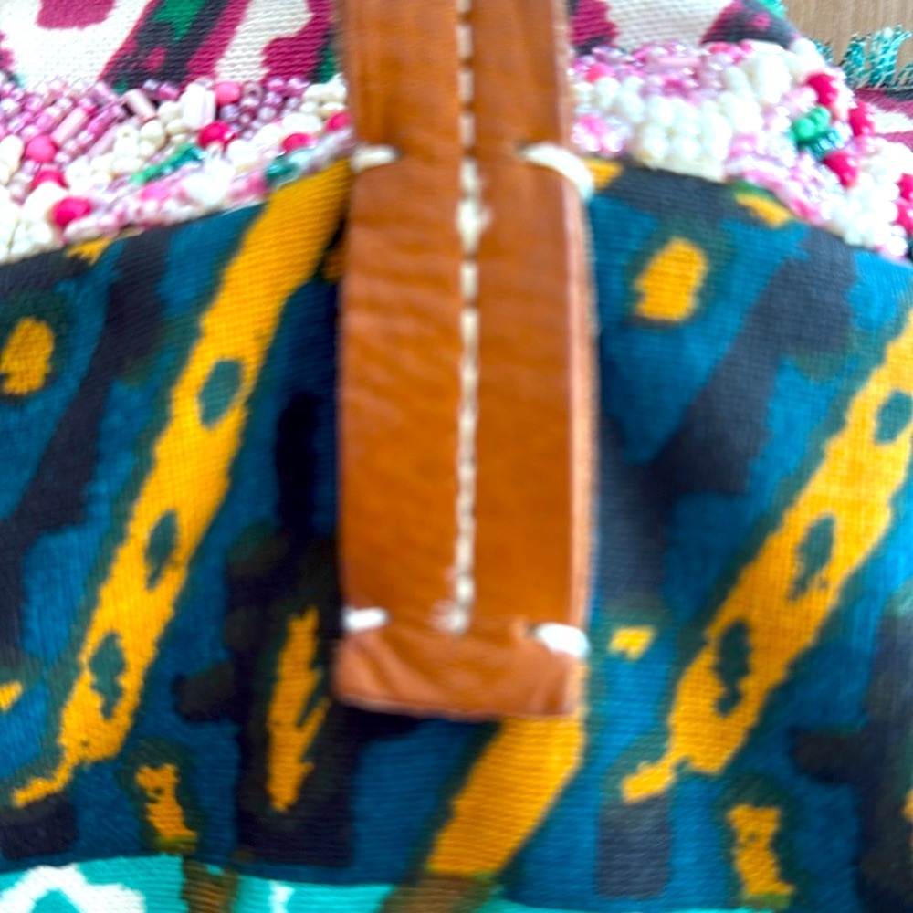 Anthropologie Jasper and Jeera Embroidered Tote Bag. - Picture 10 of 12
